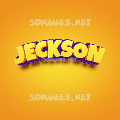 jeckson in Orange Toon style - 3D name wallpaper jeckson in Orange Toon style - 3D name wallpaper