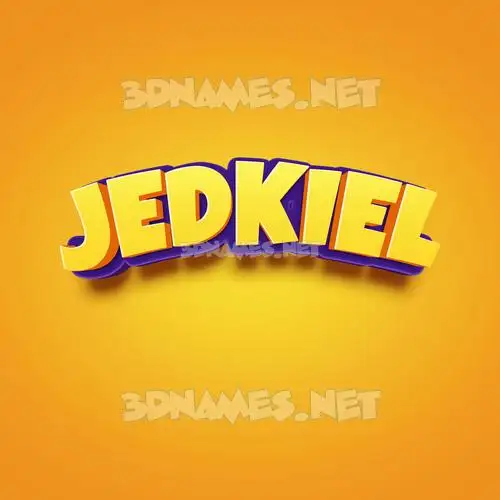 jedkiel in Orange Toon style - 3D name wallpaper jedkiel in Orange Toon style - 3D name wallpaper
