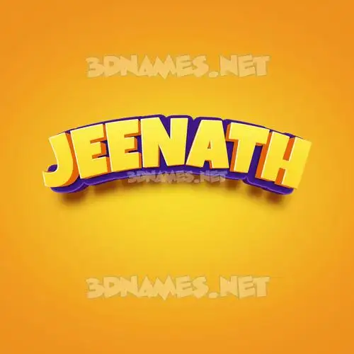 jeenath in Orange Toon style - 3D name wallpaper jeenath in Orange Toon style - 3D name wallpaper