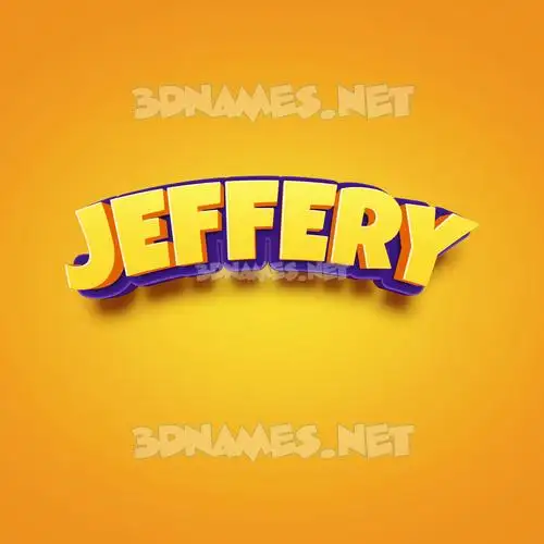 jeffery in Orange Toon style - 3D name wallpaper jeffery in Orange Toon style - 3D name wallpaper