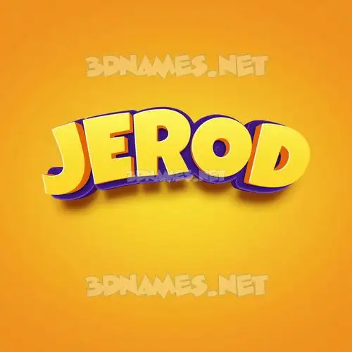 jerod in Orange Toon style - 3D name wallpaper jerod in Orange Toon style - 3D name wallpaper
