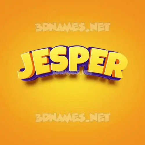 jesper in Orange Toon style - 3D name wallpaper jesper in Orange Toon style - 3D name wallpaper