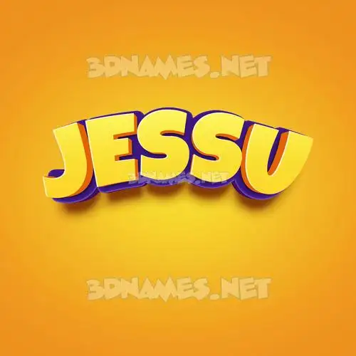 jessu in Orange Toon style - 3D name wallpaper jessu in Orange Toon style - 3D name wallpaper
