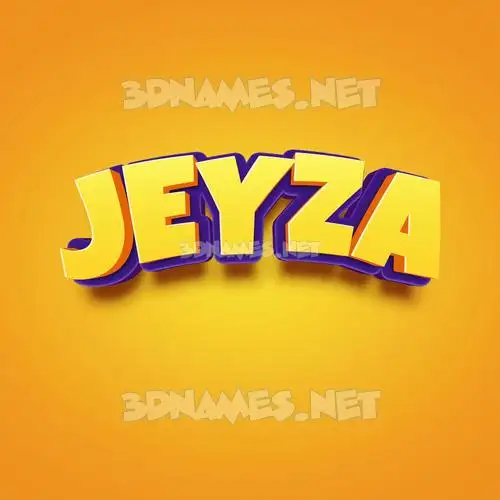 jeyza in Orange Toon style - 3D name wallpaper jeyza in Orange Toon style - 3D name wallpaper