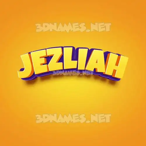 jezliah in Orange Toon style - 3D name wallpaper jezliah in Orange Toon style - 3D name wallpaper