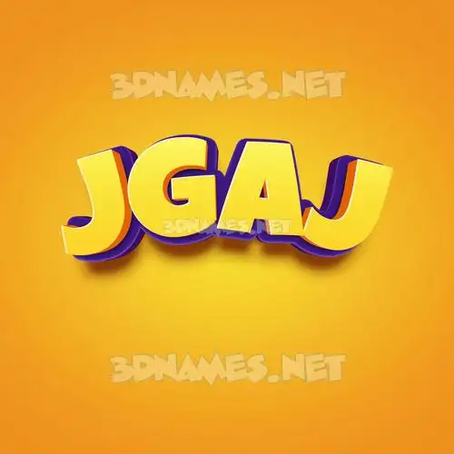 jgaj in Orange Toon style - 3D name wallpaper jgaj in Orange Toon style - 3D name wallpaper