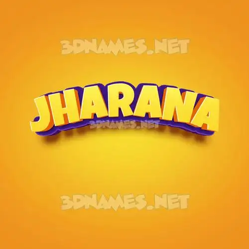 jharana in Orange Toon style - 3D name wallpaper jharana in Orange Toon style - 3D name wallpaper