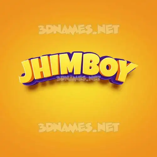 jhimboy in Orange Toon style - 3D name wallpaper jhimboy in Orange Toon style - 3D name wallpaper