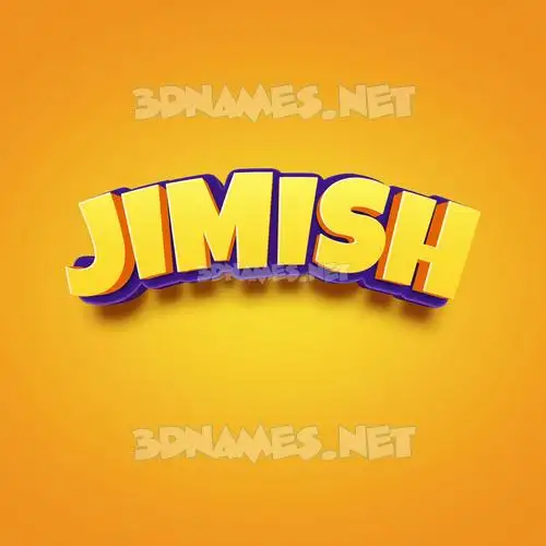 jimish in Orange Toon style - 3D name wallpaper jimish in Orange Toon style - 3D name wallpaper