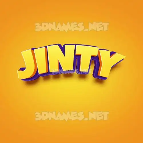 jinty in Orange Toon style - 3D name wallpaper jinty in Orange Toon style - 3D name wallpaper