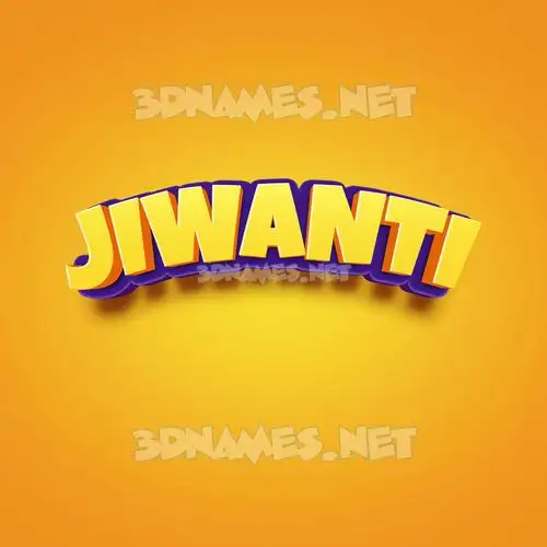 jiwanti in Orange Toon style - 3D name wallpaper jiwanti in Orange Toon style - 3D name wallpaper