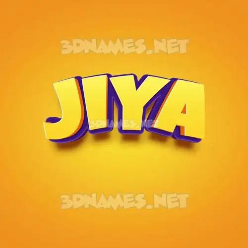 jiya in Orange Toon style - 3D name wallpaper jiya in Orange Toon style - 3D name wallpaper