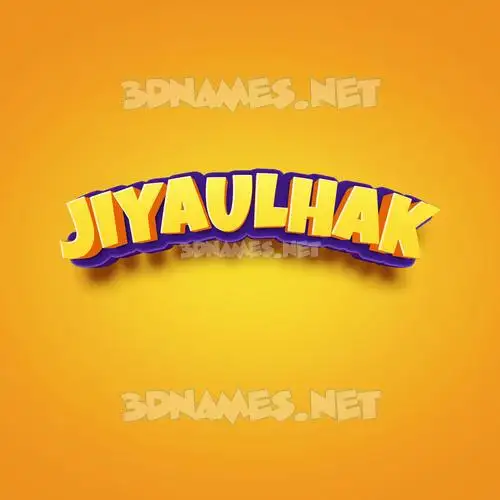 jiyaulhak in Orange Toon style - 3D name wallpaper jiyaulhak in Orange Toon style - 3D name wallpaper