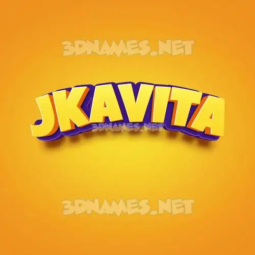 jkavita in Orange Toon style - 3D name wallpaper jkavita in Orange Toon style - 3D name wallpaper