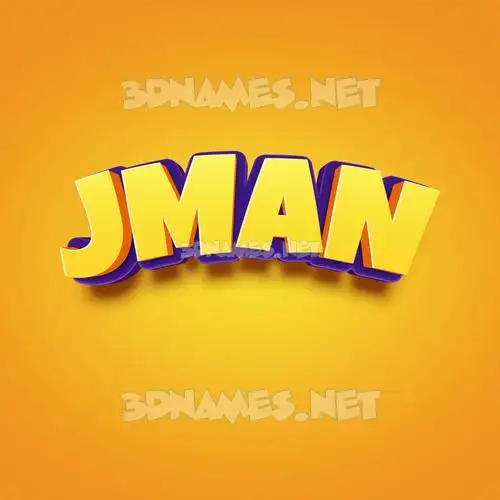 jman in Orange Toon style - 3D name wallpaper jman in Orange Toon style - 3D name wallpaper