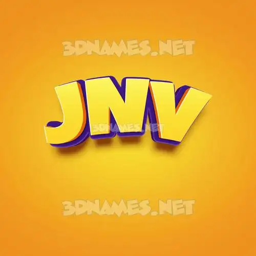 jnv in Orange Toon style - 3D name wallpaper jnv in Orange Toon style - 3D name wallpaper