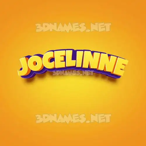 jocelinne in Orange Toon style - 3D name wallpaper jocelinne in Orange Toon style - 3D name wallpaper