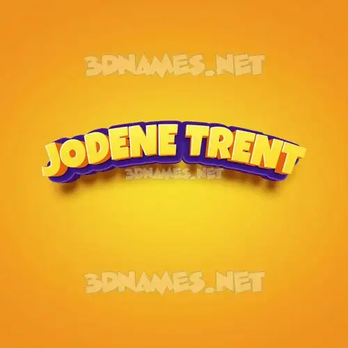 jodene trent in Orange Toon style - 3D name wallpaper jodene trent in Orange Toon style - 3D name wallpaper