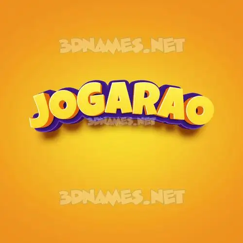 jogarao in Orange Toon style - 3D name wallpaper jogarao in Orange Toon style - 3D name wallpaper