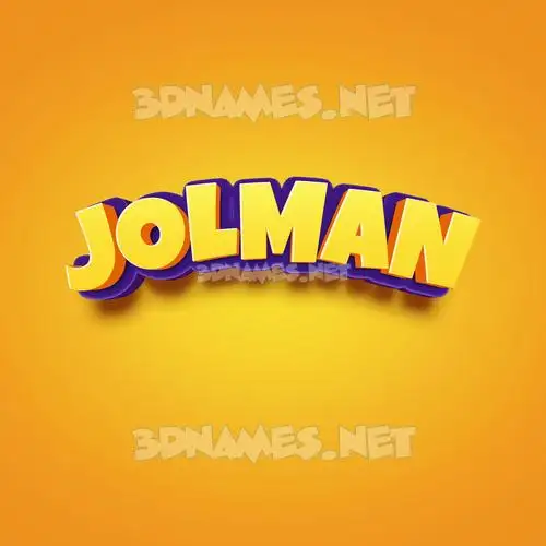 jolman in Orange Toon style - 3D name wallpaper jolman in Orange Toon style - 3D name wallpaper