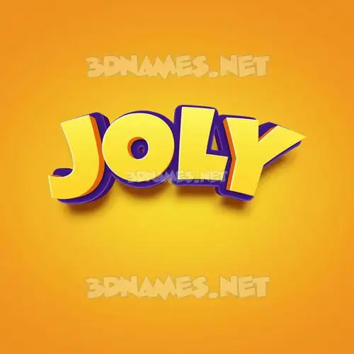joly in Orange Toon style - 3D name wallpaper joly in Orange Toon style - 3D name wallpaper