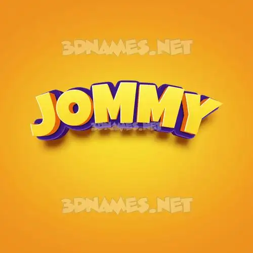 jommy in Orange Toon style - 3D name wallpaper jommy in Orange Toon style - 3D name wallpaper