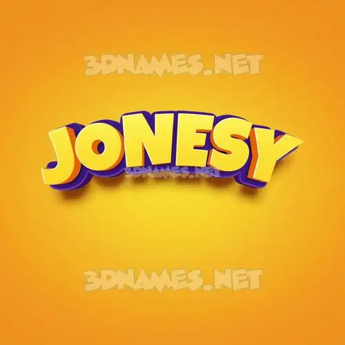 jonesy in Orange Toon style - 3D name wallpaper jonesy in Orange Toon style - 3D name wallpaper
