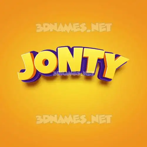 jonty in Orange Toon style - 3D name wallpaper jonty in Orange Toon style - 3D name wallpaper