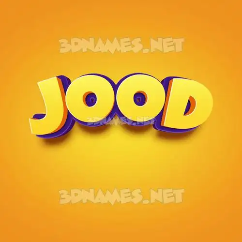 jood in Orange Toon style - 3D name wallpaper jood in Orange Toon style - 3D name wallpaper