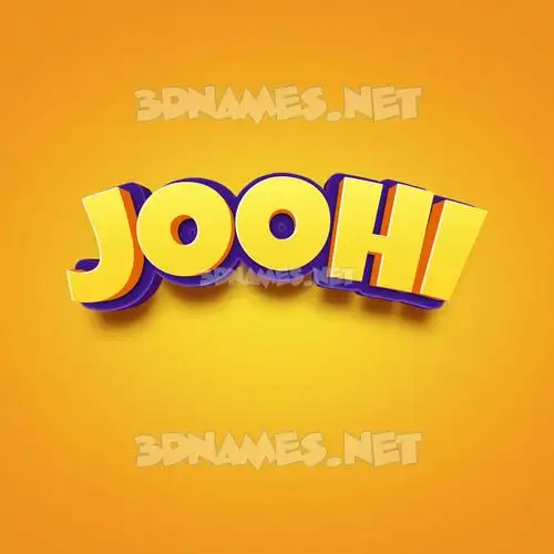 joohi in Orange Toon style - 3D name wallpaper joohi in Orange Toon style - 3D name wallpaper