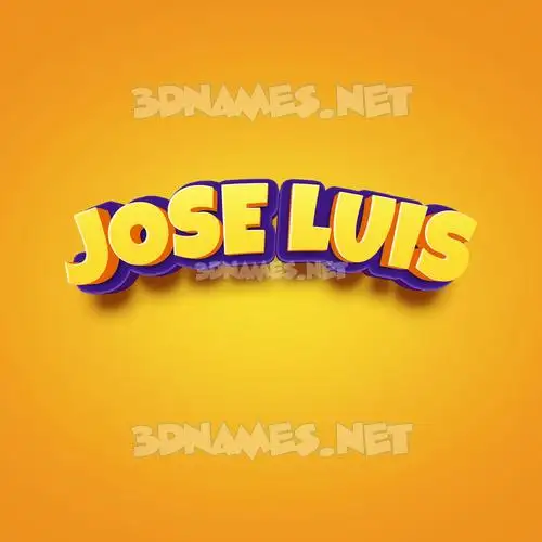 jose luis in Orange Toon style - 3D name wallpaper jose luis in Orange Toon style - 3D name wallpaper