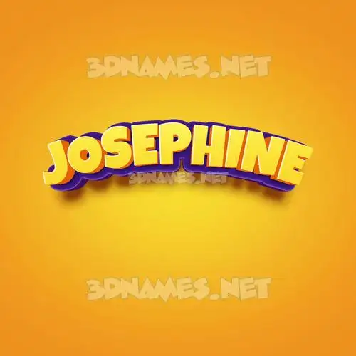 josephine in Orange Toon style - 3D name wallpaper josephine in Orange Toon style - 3D name wallpaper