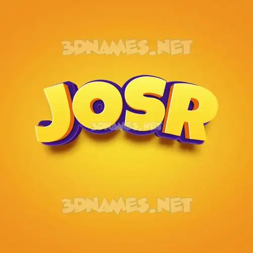 josr in Orange Toon style - 3D name wallpaper josr in Orange Toon style - 3D name wallpaper