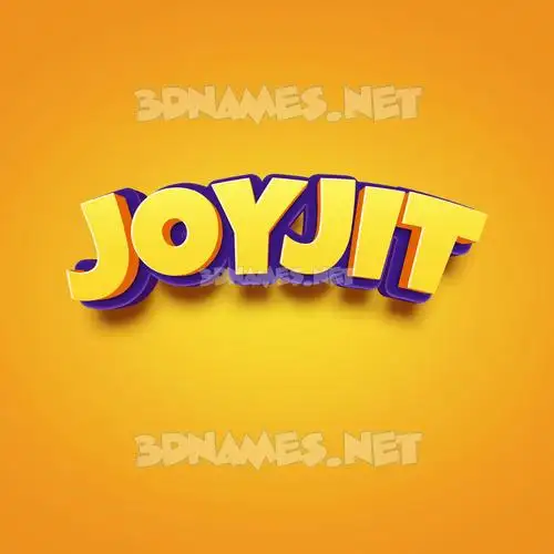 joyjit in Orange Toon style - 3D name wallpaper joyjit in Orange Toon style - 3D name wallpaper