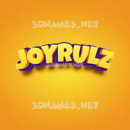 joyrulz in Orange Toon style - 3D name wallpaper joyrulz in Orange Toon style - 3D name wallpaper