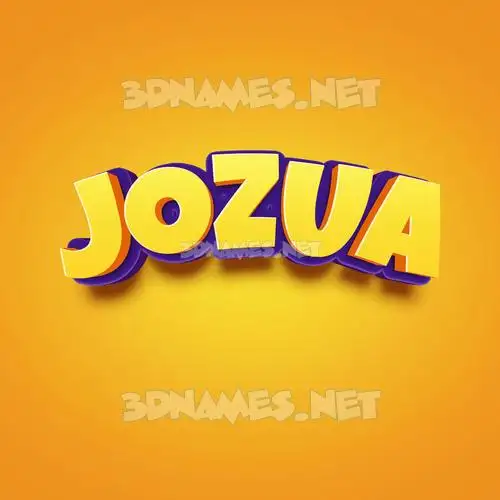 jozua in Orange Toon style - 3D name wallpaper jozua in Orange Toon style - 3D name wallpaper