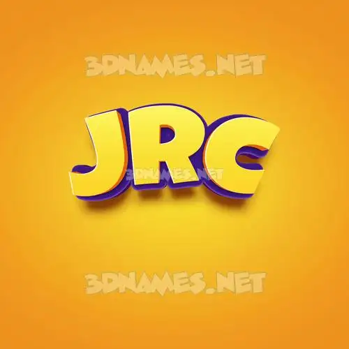 jrc in Orange Toon style - 3D name wallpaper jrc in Orange Toon style - 3D name wallpaper