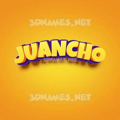 juancho in Orange Toon style - 3D name wallpaper juancho in Orange Toon style - 3D name wallpaper