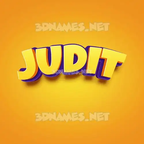 judit in Orange Toon style - 3D name wallpaper judit in Orange Toon style - 3D name wallpaper