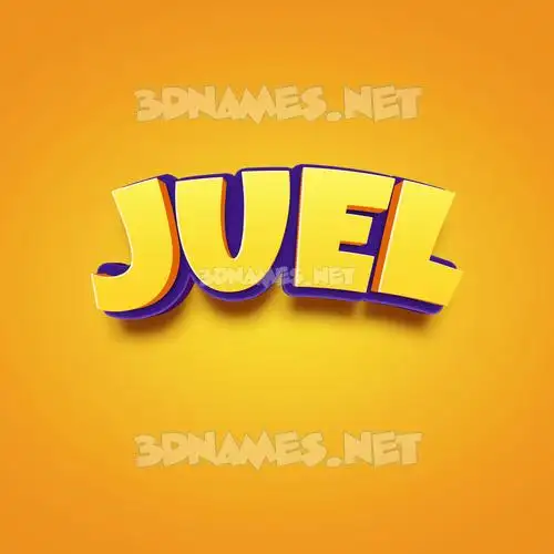 juel in Orange Toon style - 3D name wallpaper juel in Orange Toon style - 3D name wallpaper