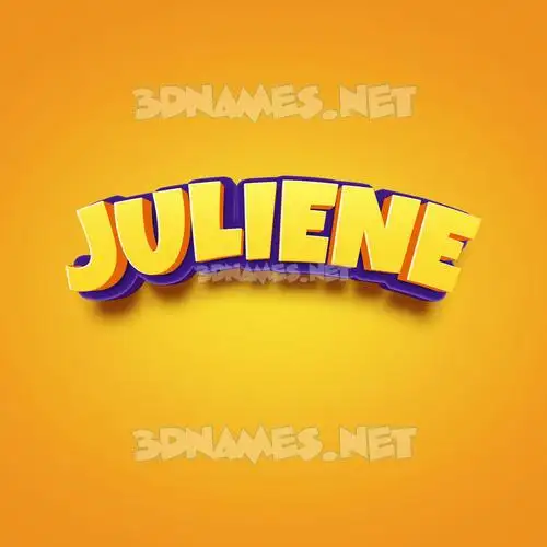 juliene in Orange Toon style - 3D name wallpaper juliene in Orange Toon style - 3D name wallpaper
