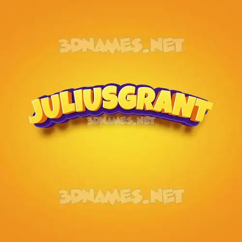 juliusgrant in Orange Toon style - 3D name wallpaper juliusgrant in Orange Toon style - 3D name wallpaper