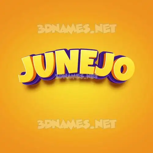 junej0 in Orange Toon style - 3D name wallpaper junej0 in Orange Toon style - 3D name wallpaper