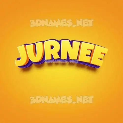 jurnee in Orange Toon style - 3D name wallpaper jurnee in Orange Toon style - 3D name wallpaper