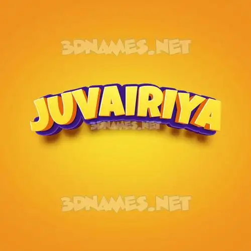 juvairiya in Orange Toon style - 3D name wallpaper juvairiya in Orange Toon style - 3D name wallpaper