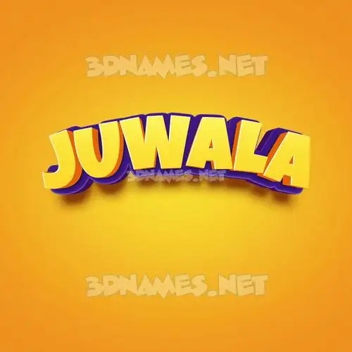 juwala in Orange Toon style - 3D name wallpaper juwala in Orange Toon style - 3D name wallpaper