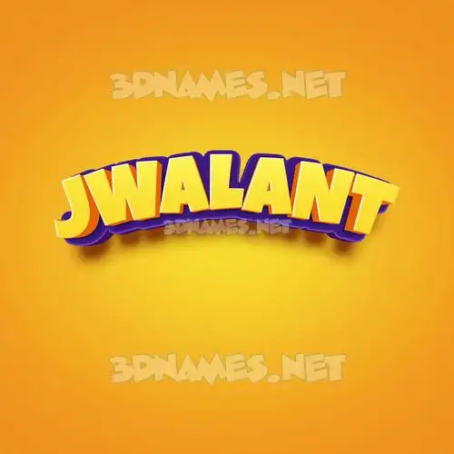 jwalant in Orange Toon style - 3D name wallpaper jwalant in Orange Toon style - 3D name wallpaper
