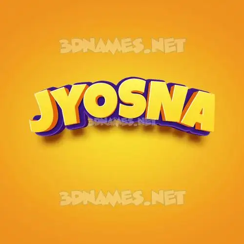 jyosna in Orange Toon style - 3D name wallpaper jyosna in Orange Toon style - 3D name wallpaper