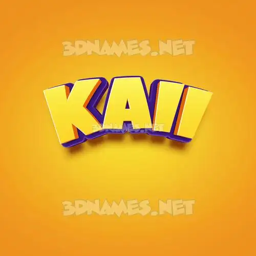 kaii in Orange Toon style - 3D name wallpaper kaii in Orange Toon style - 3D name wallpaper