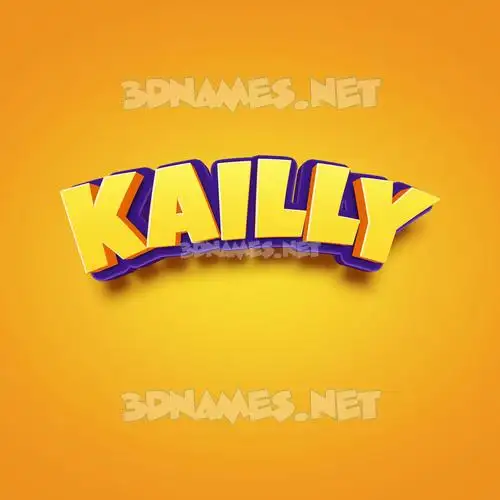 kailly in Orange Toon style - 3D name wallpaper kailly in Orange Toon style - 3D name wallpaper